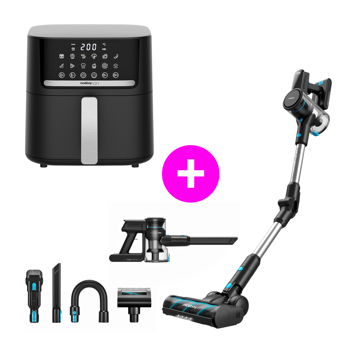 Akčný set AirFryer PRO + Hurricane H7 Plus