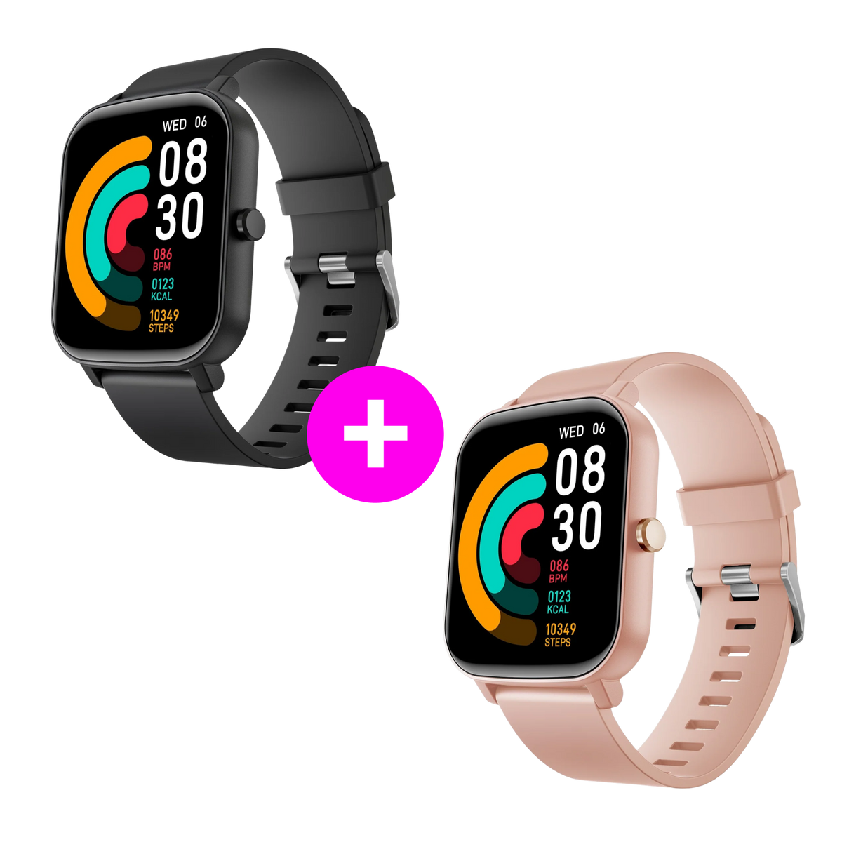 Akční set 2× Watch 5 Lite Black + Pink