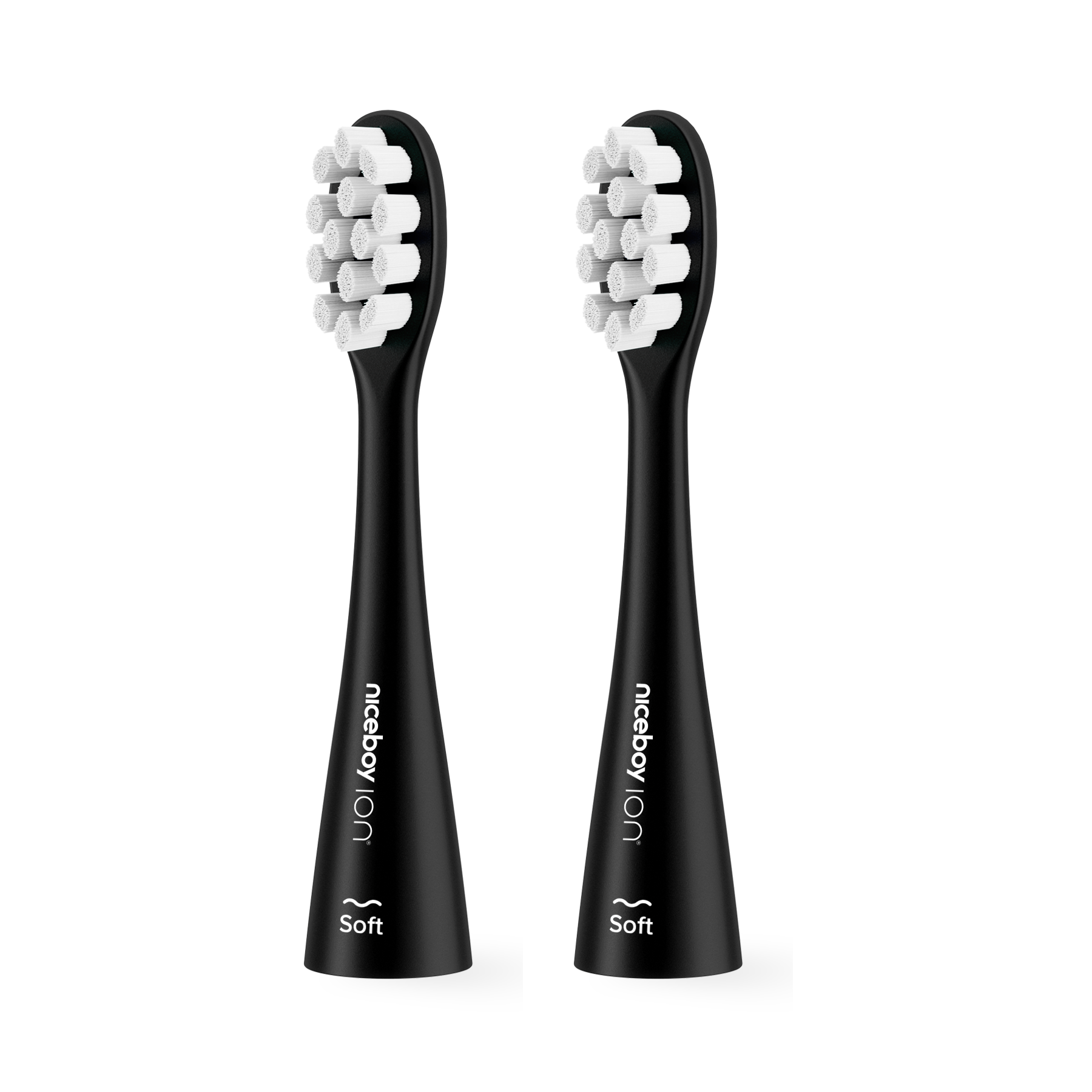 Náhradní hlavice Sonic Soft black 2 ks