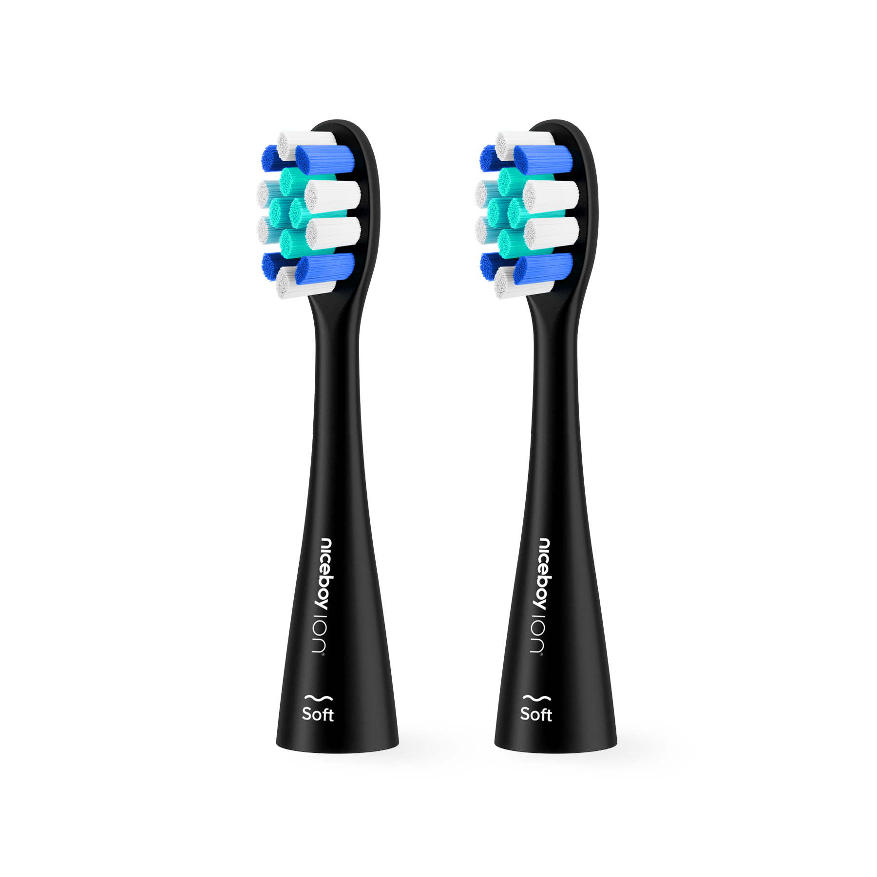 Náhradní hlavice Sonic Lite Soft black 2 ks