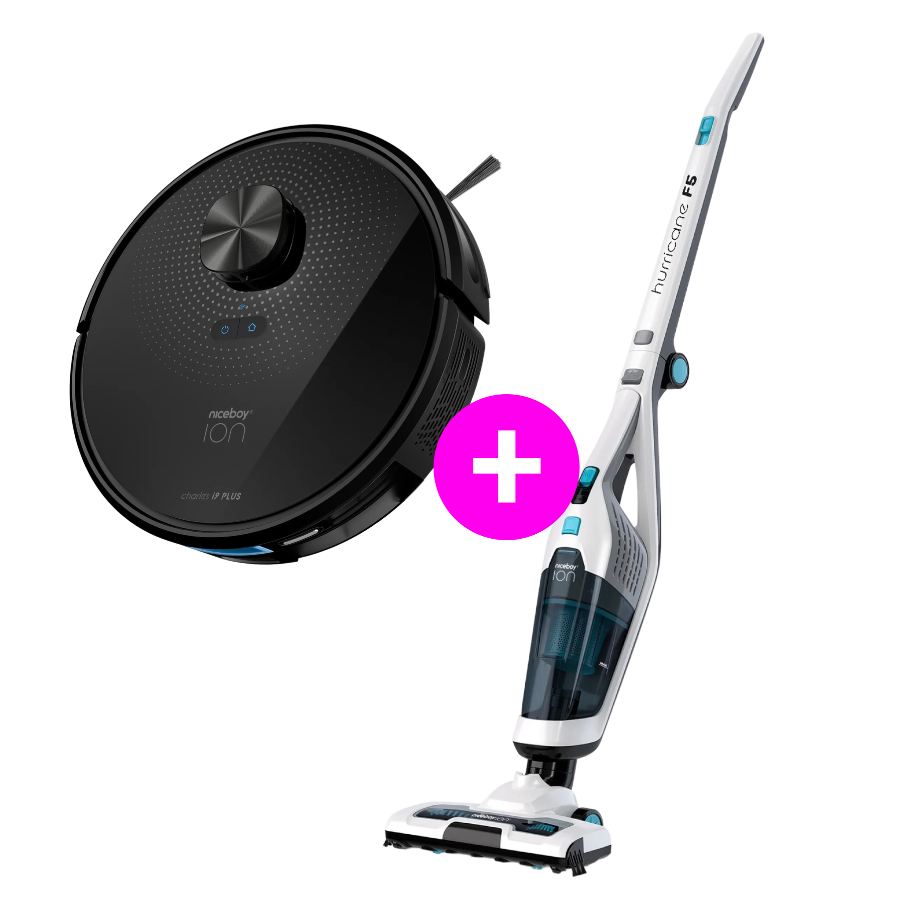 Zestaw promocyjny Charles i9 Plus Black + Hurricane F5