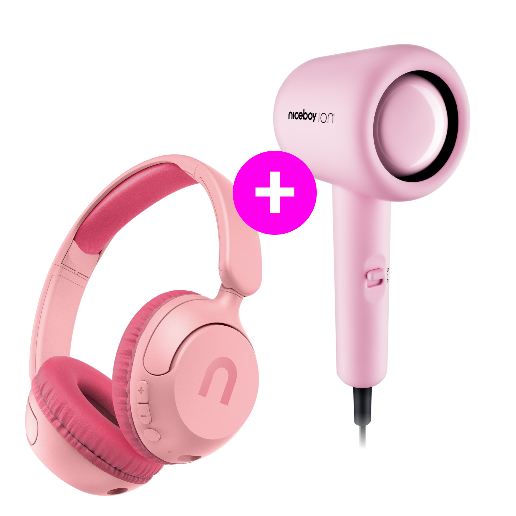 Zestaw promocyjny Kiddie 2 Pink + AirSonic Pop Rose