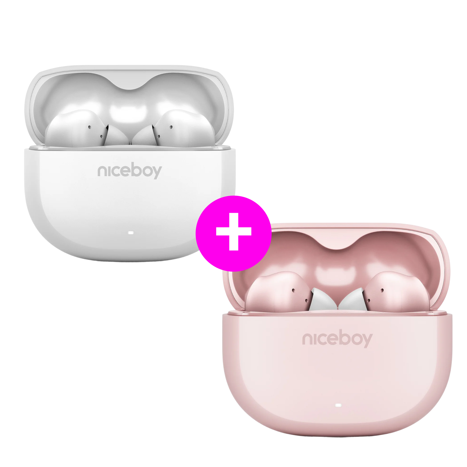 Akční set 2× Pins 4 White + Pink