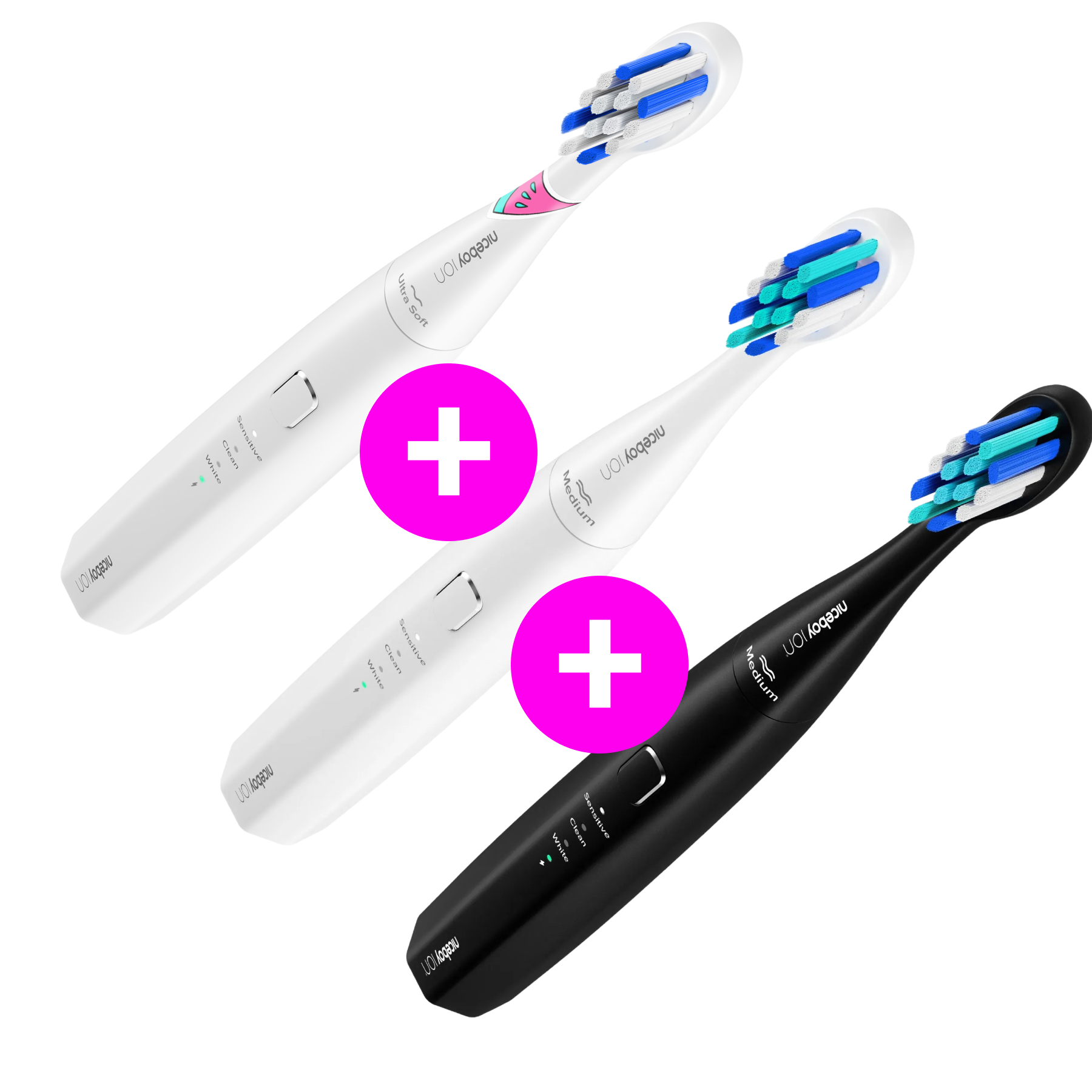 Zestaw promocyjny Sonic Kids + Sonic White + Sonic Black