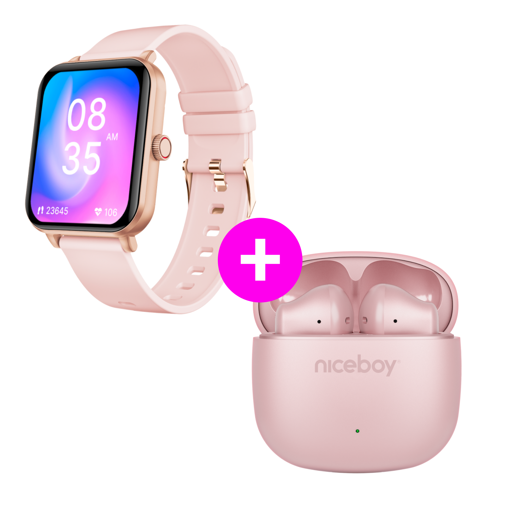Akční set Watch Lite 4 Rose + Beans 4 POP Pink