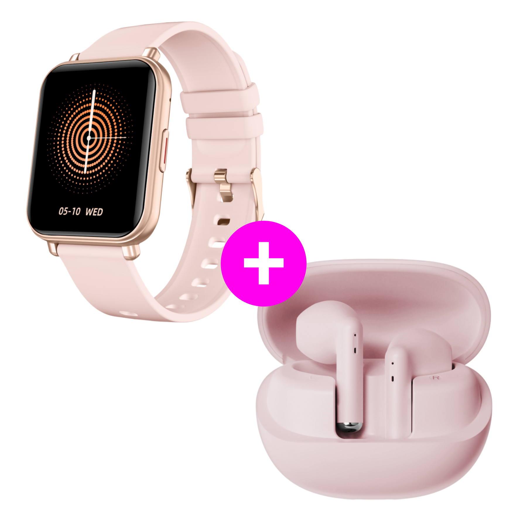 Akční set Watch 4 Rose + Beans 4 Pink