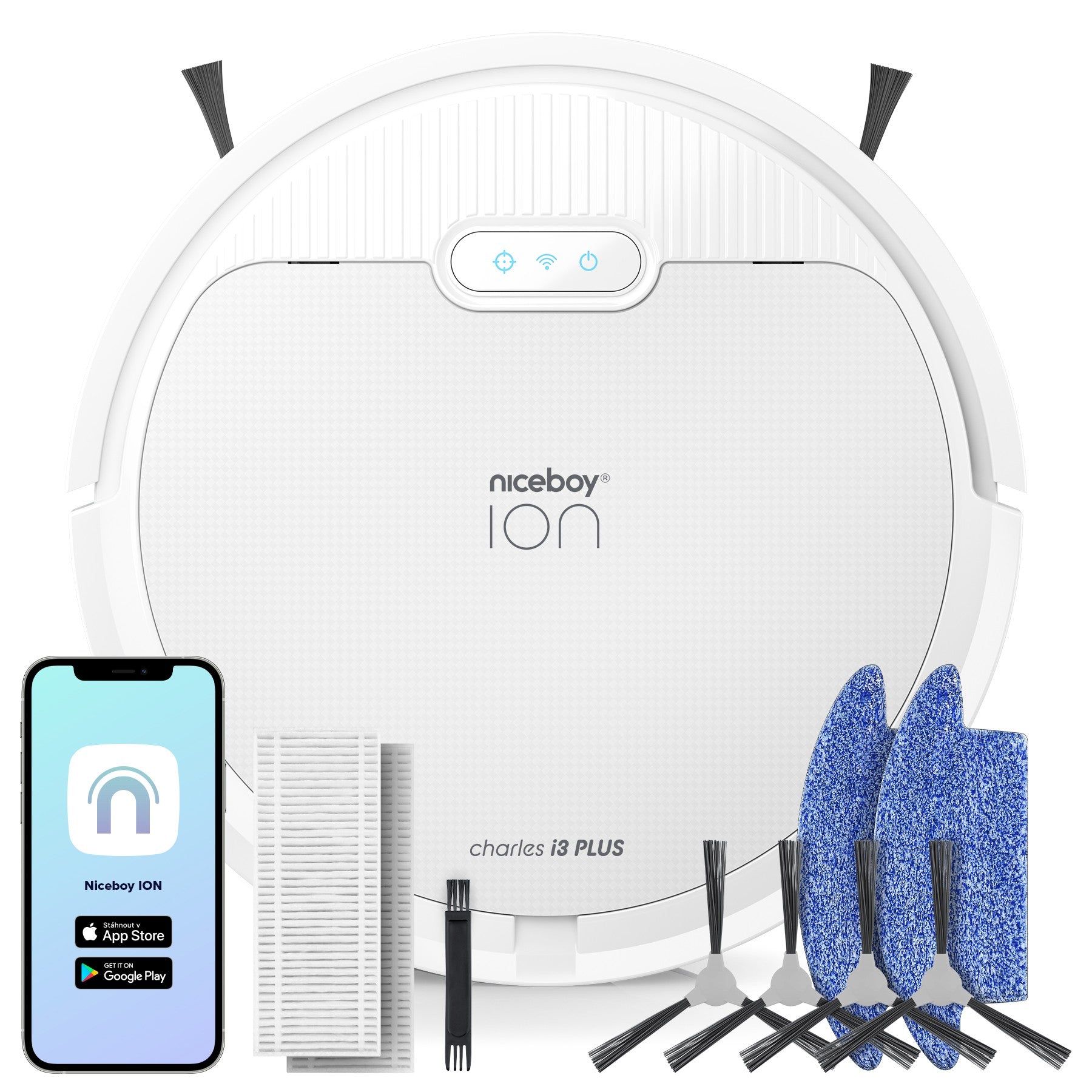 Charles i3 Plus White