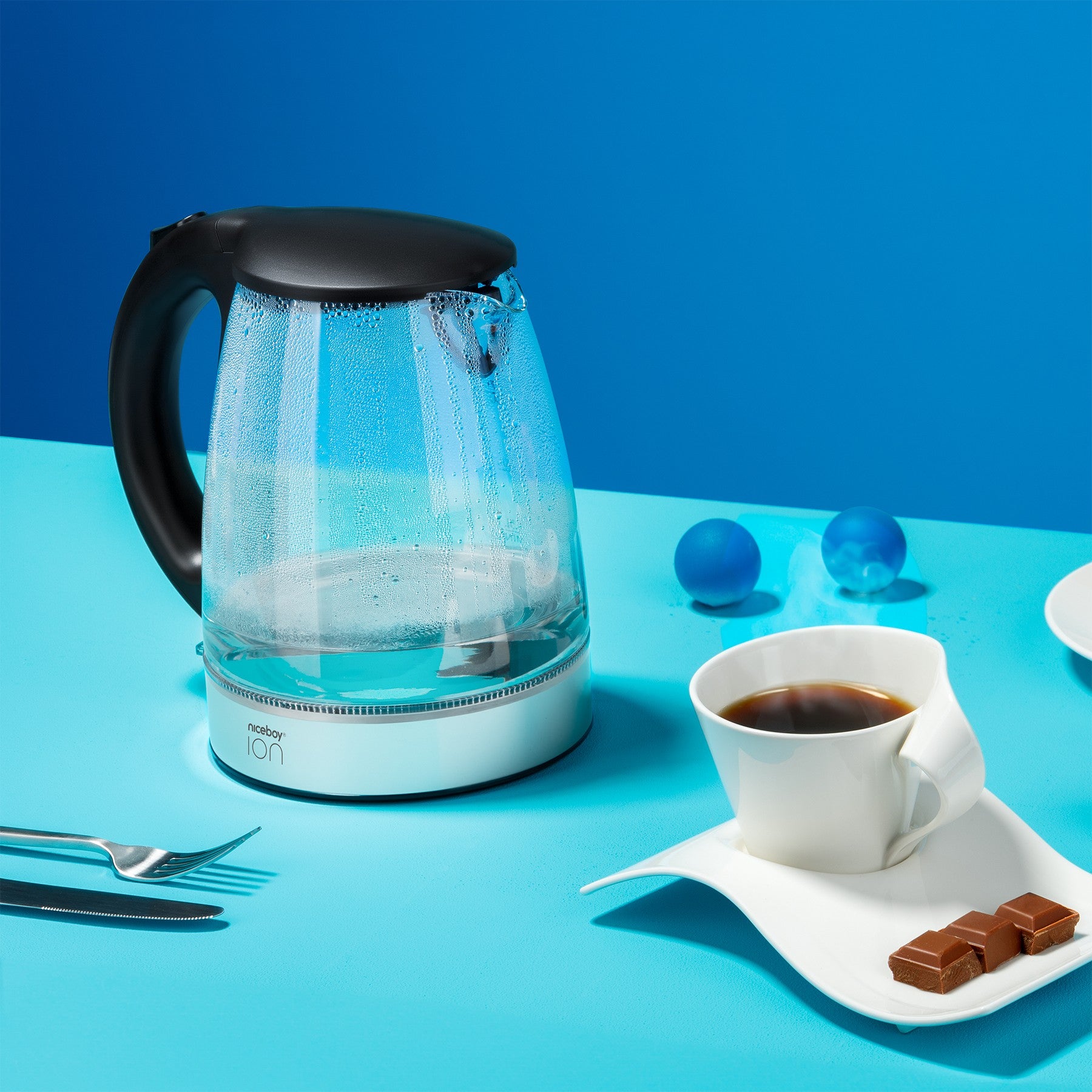 Kettle K1 Crystal Glass Black