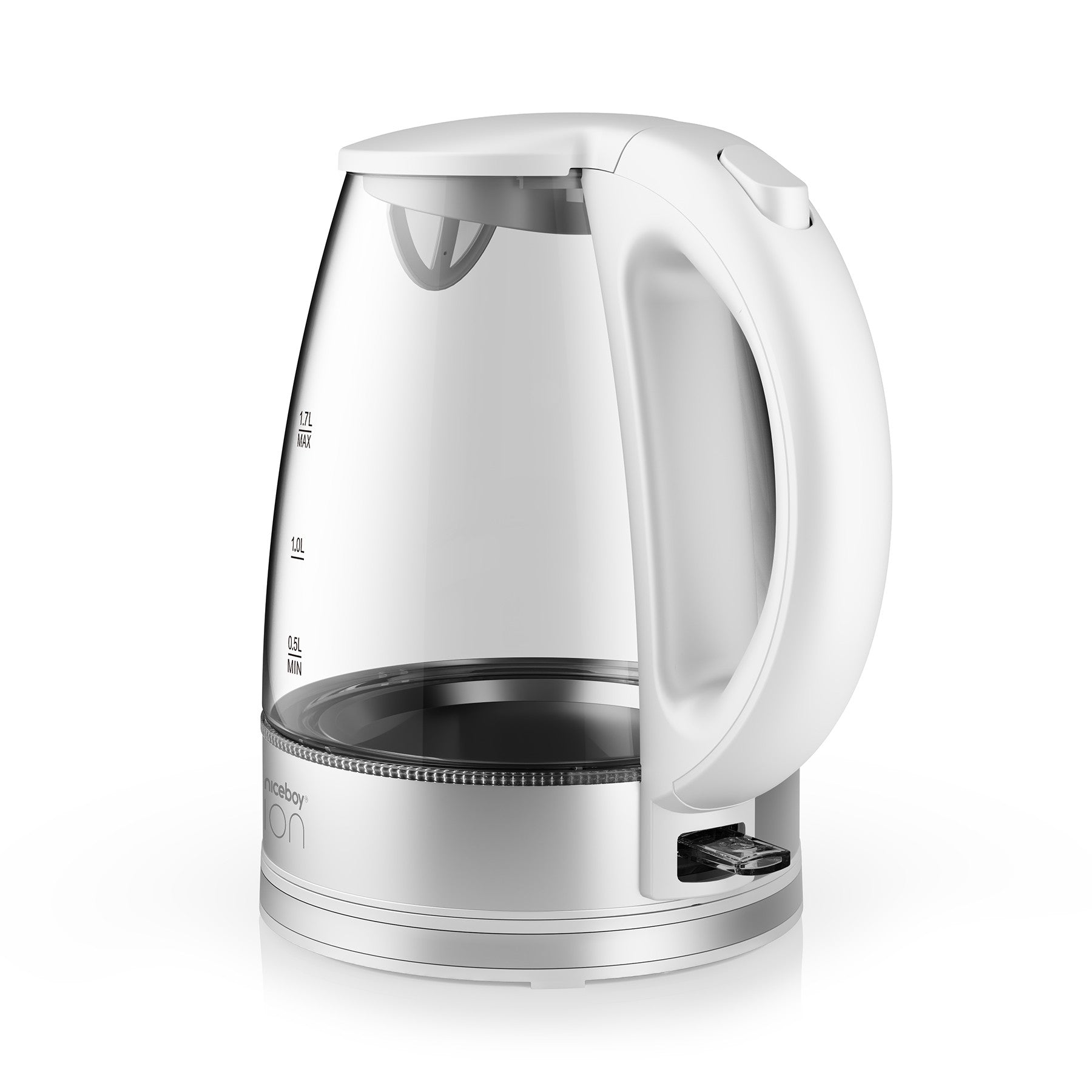Kettle K1 Crystal Glass White