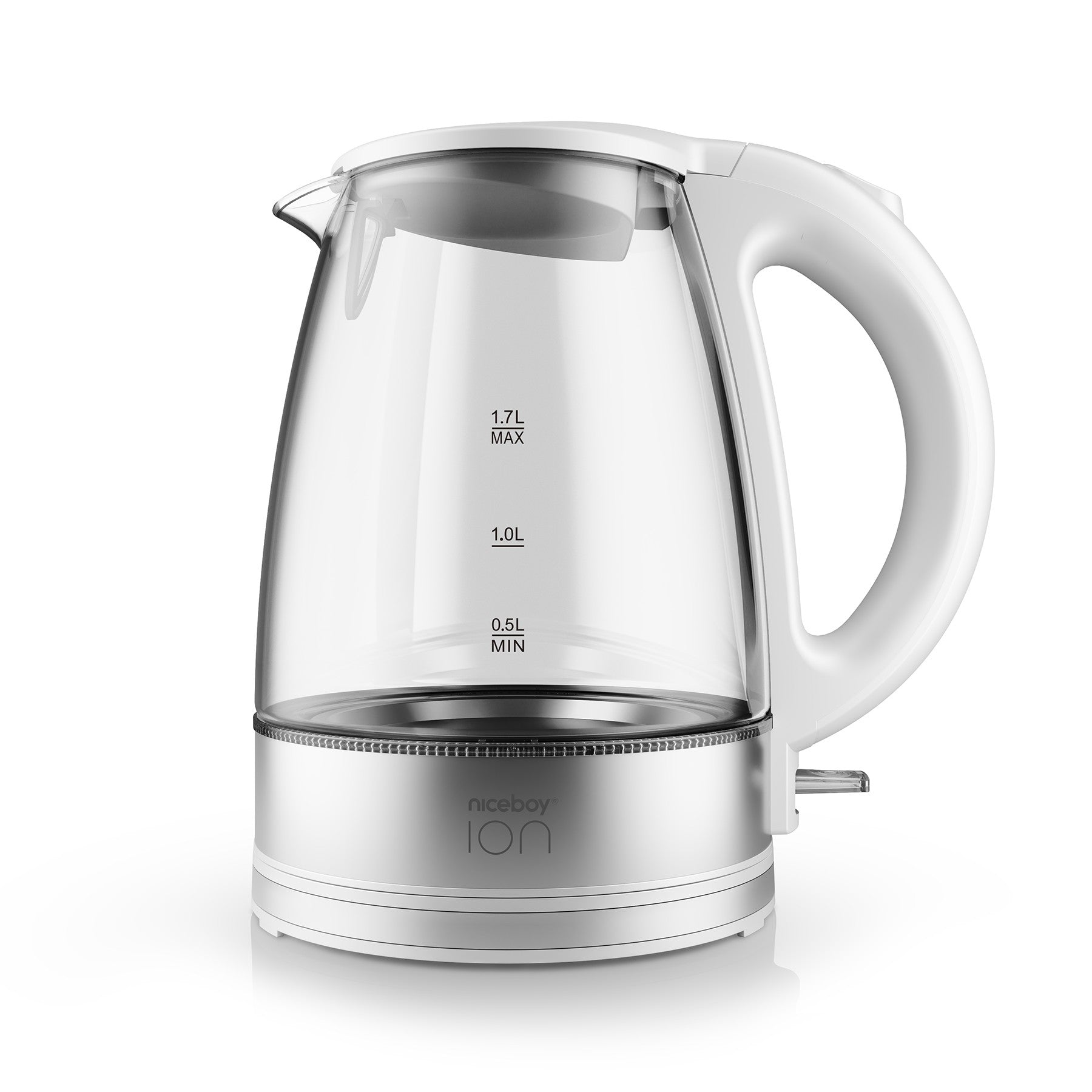 Kettle K1 Crystal Glass White